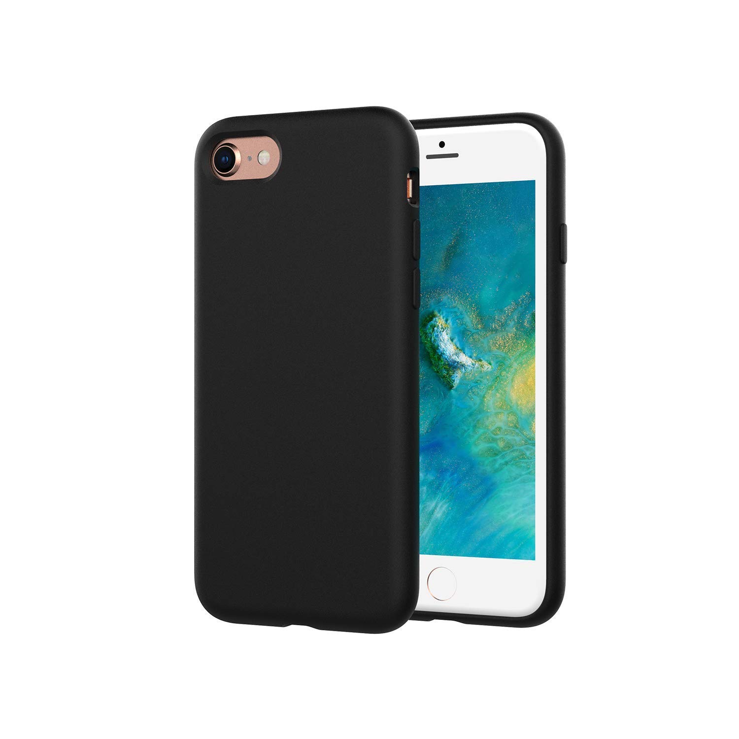 Deulec Silicone Case - for iPhone 7 (Coal Black)