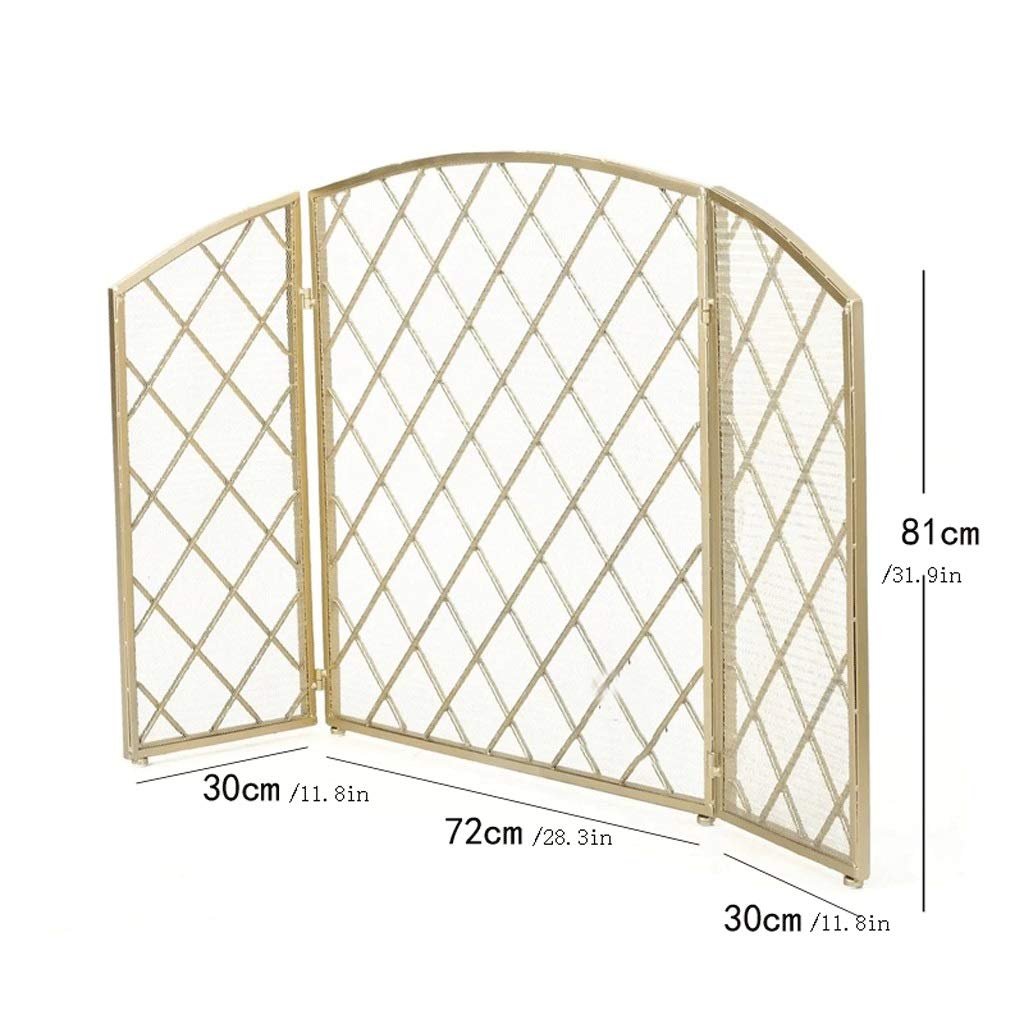Schermo per Camino Schermo per Camino Europeo Nuovo paravento in Metallo Parapetto per Porta della fornace con Copertura in Rete Barra Decorativa in Ferro battuto Copertura parascintille