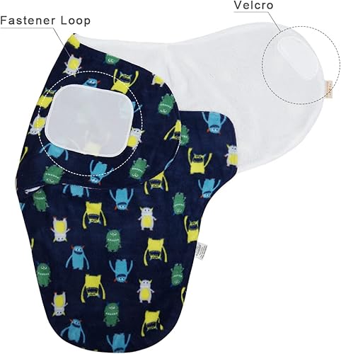 Miniatura 9 de BlueSnail Manta para bebé, suave y cómoda, manta de recepción fácil de envolver para recién nacido, adecuada para 0-33-6 meses (corazón de amor, 0-3