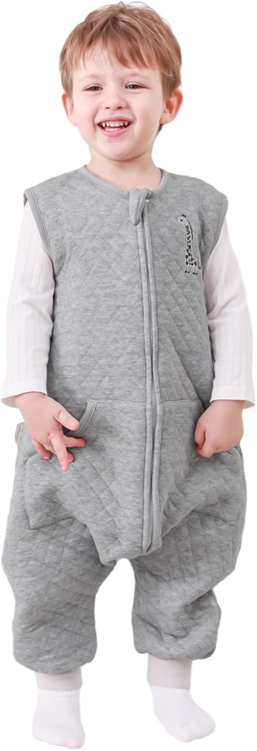 HOMEAL Toddler Sleeping Bag, Baby Sleeping Bag with Legs, Toddler Sleeping Bag, Portable Blankets Baby 12M-7T