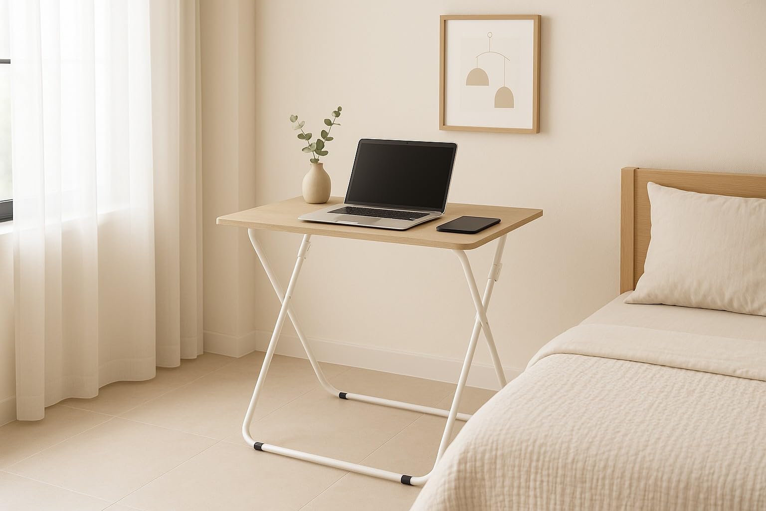 HERSIG - Mesas Auxiliares Plegables - Mesa Plegable Acre 70x50x71 CM - Mesa Jardin Exterior - Mesas Plegables Portatiles Resistentes - Ideal para Camping, Picnic, Comidas, Trabajo, Fácil de Guardar