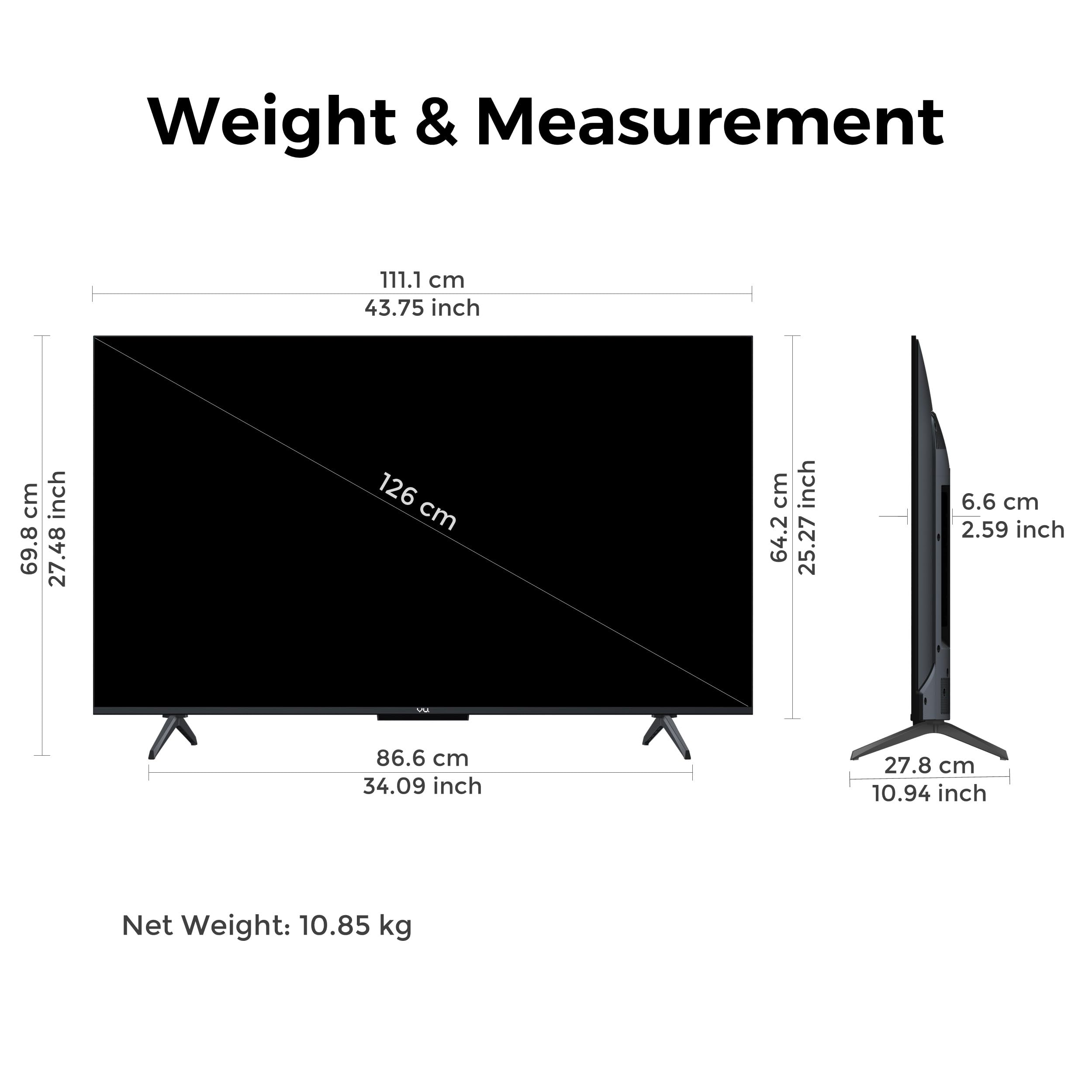 Vu California 126cm (50 inches) Smartchoice Glo MiniLED 4K TV VUGLOMINILED 2026 — Amazon image 6