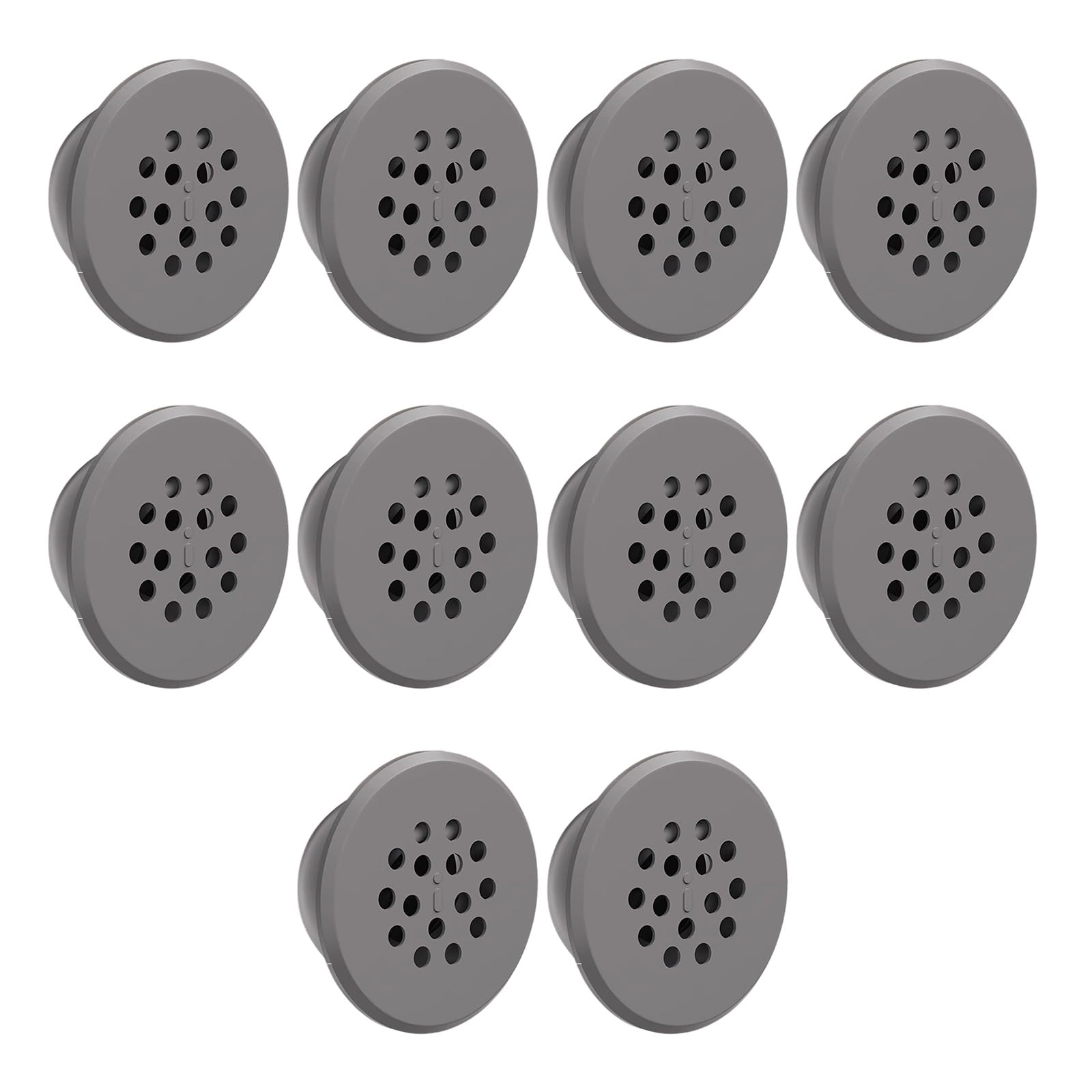 Of 10 Sink Stoppers Leak Seal Easy Install Overflows Hole Cover for Basins Basin Stoppers