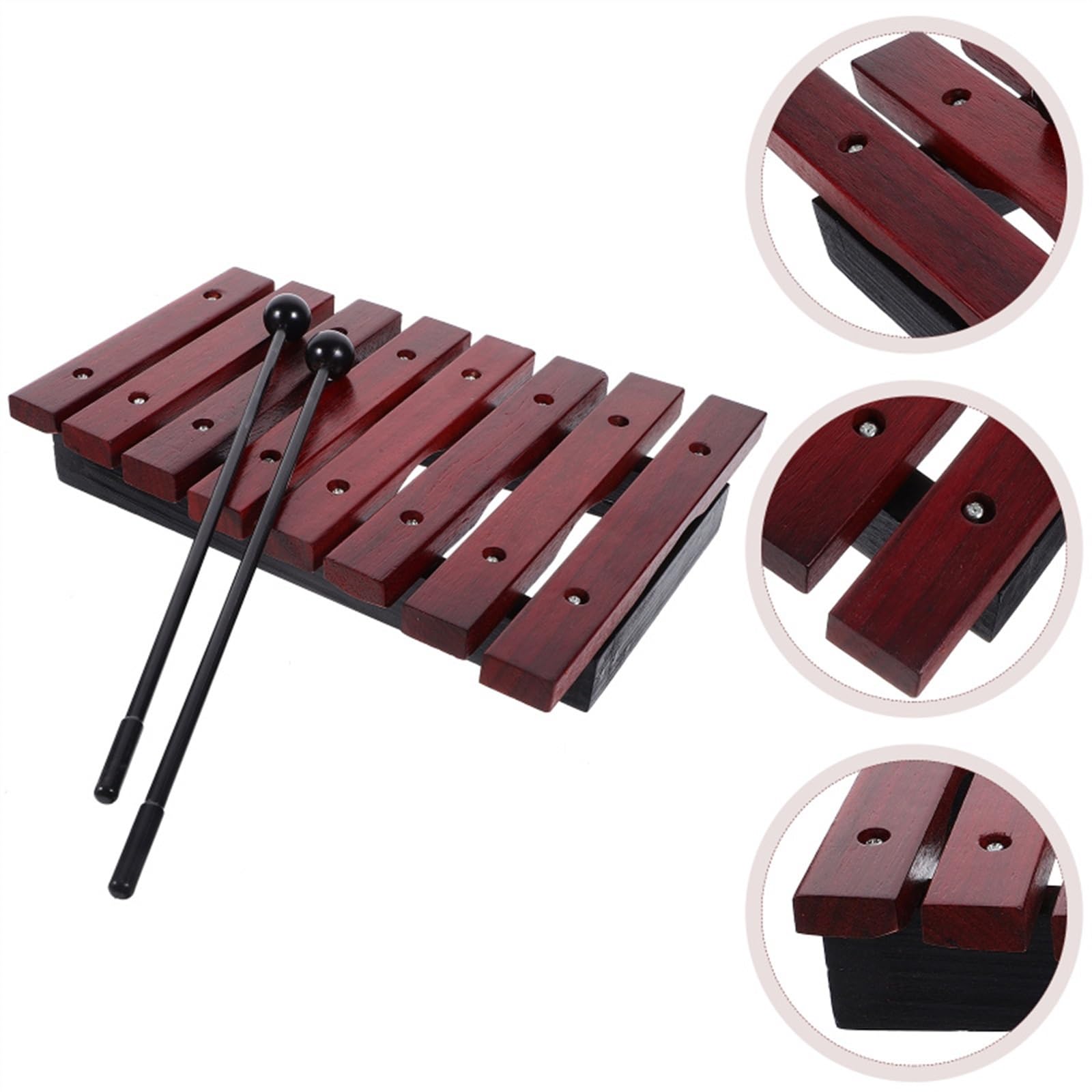 Professionnel Xylophone Xylophone De Piano À Huit Notes Frappant Les Cadeaux De Musique Percussion En Bois