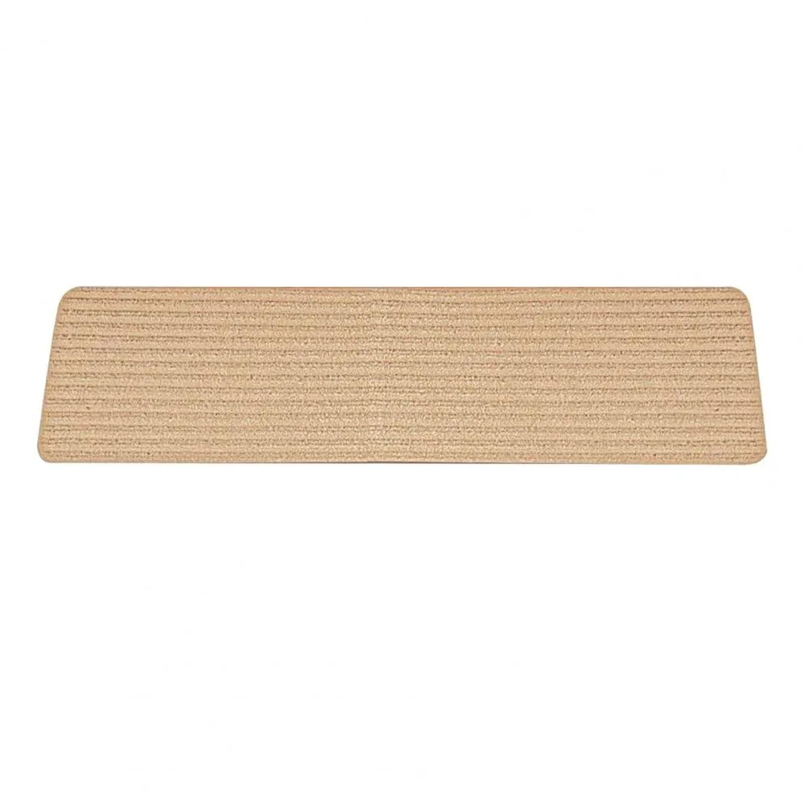 Hogar y Cocina - 15 gradini antiscivolo in morbido peluche per scale in legno, colore: cachi, ideali per la sicurezza domestica e lo stile