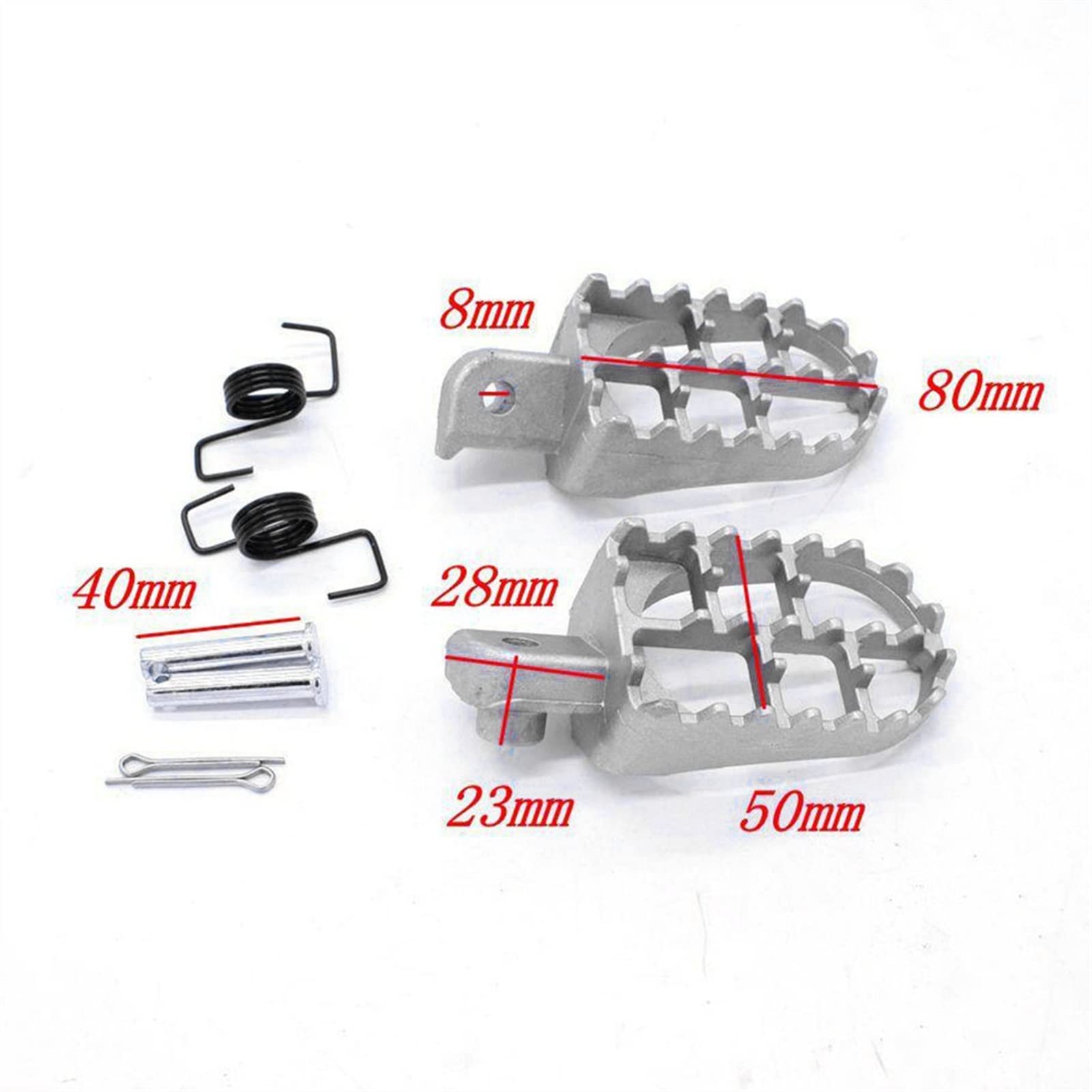 Pedal De Motocicleta Ensamblaje De Estriberas para Reposapiés para Yamaha PW50 PW80 Estriberas para Motocicleta Estriberas para Motocross