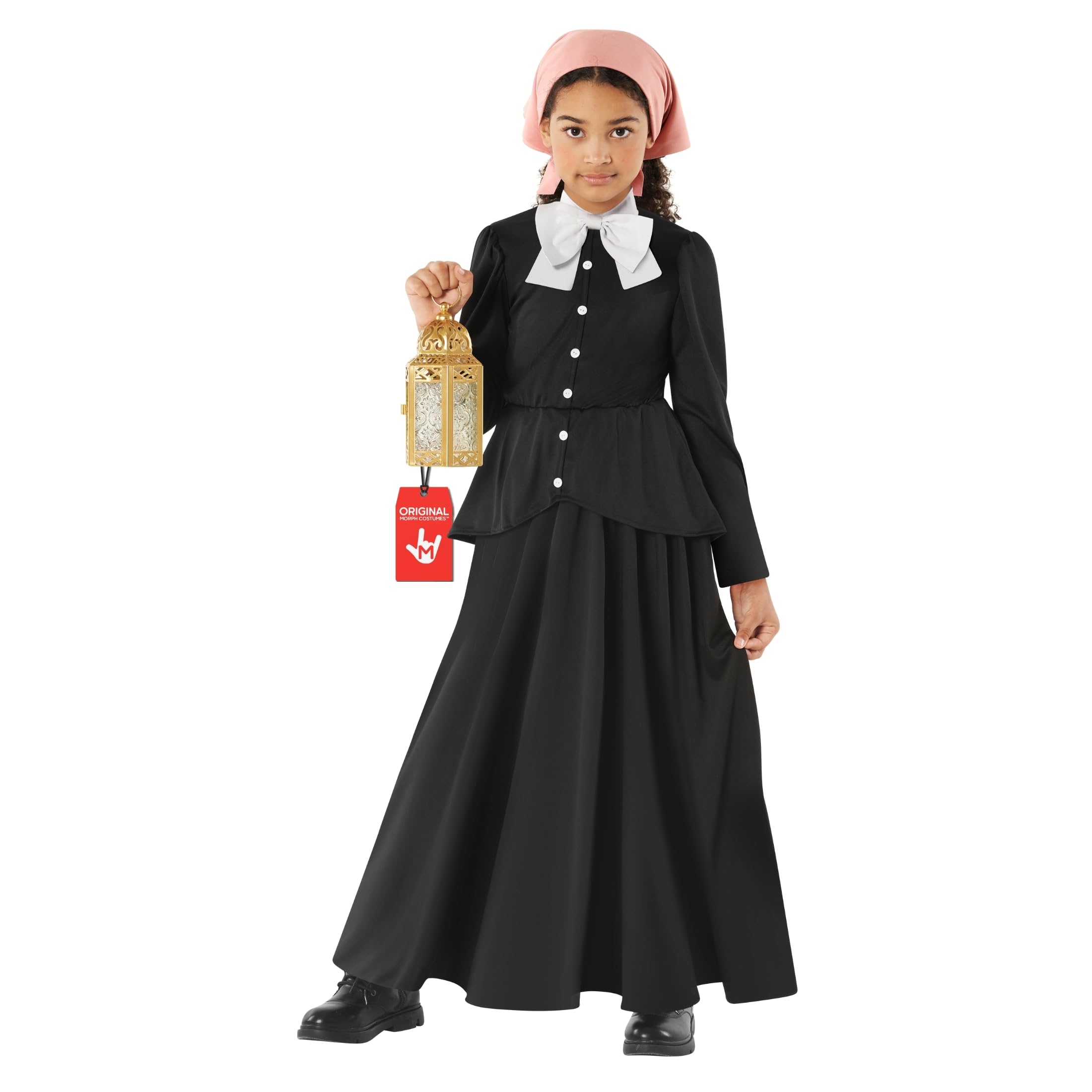 Morph Victorian Costume Girl, Girls Victorian Costume, Great Fire of London Costume, World Book Day Costumes for Girls Medium