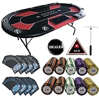 Amazon.co.jp: 【すぐ遊べる 8点ポーカーテーブルフルセット】213