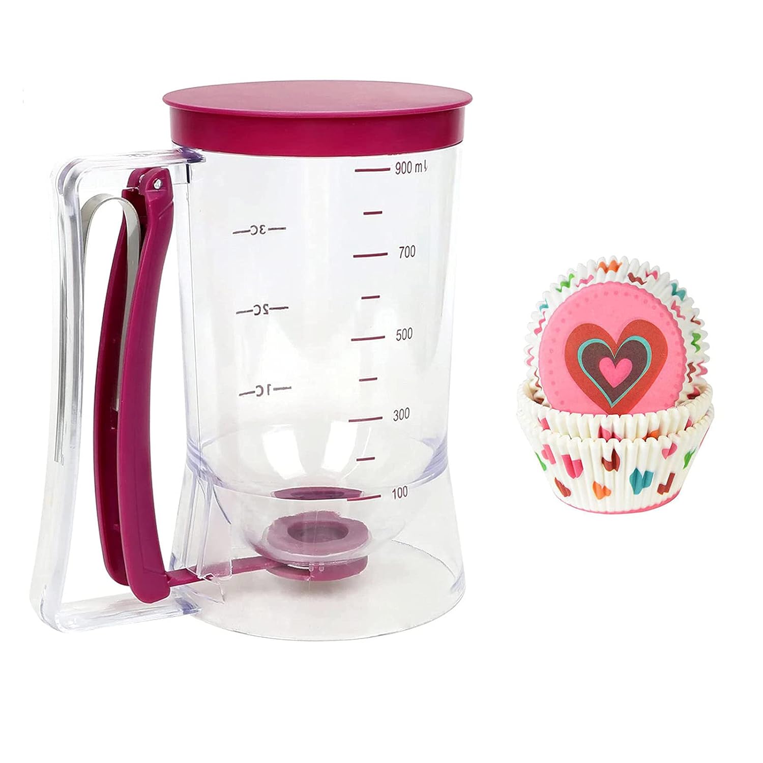 Buy ZLMC Pancake batter dispenser tool squeeze handle holder, very