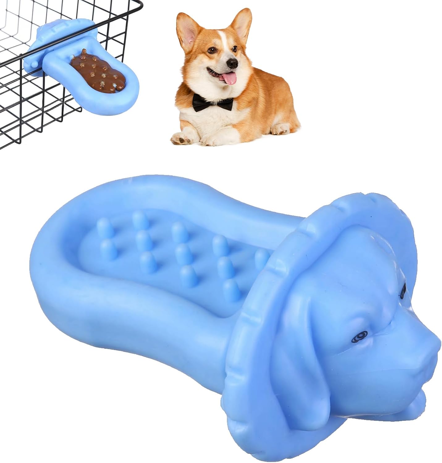 Dog Crate Training Tool, Dog Crate Toys to Crate Peanut Butter Toy, Dog Treat