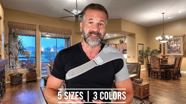 Watch Best FIT Shoulder Brace on the market -5 SIZES and 3 COLORS