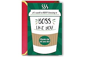 Bosses Day Appreciation Card with Envelopes