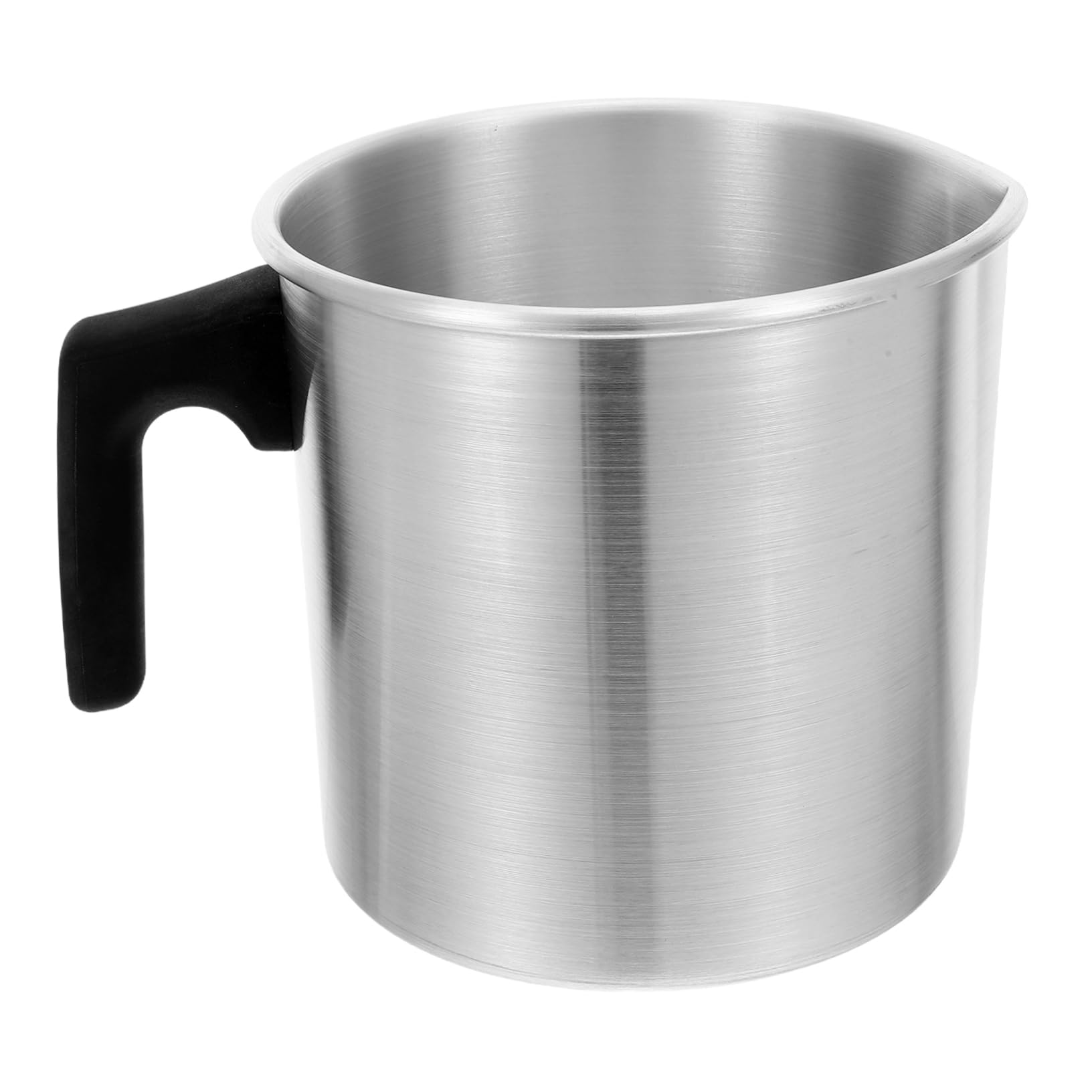 UTHCLO Kerzengießtopf 1, 8 L Aluminium mit Griff für Duftkerzen und Seife
