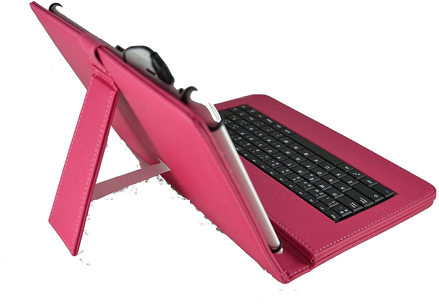 Theoutlettablet® Custodia con tastiera Bluetooth rimovibile compatibile con tablet Alldocube iPlay 40 10,4 colore nero