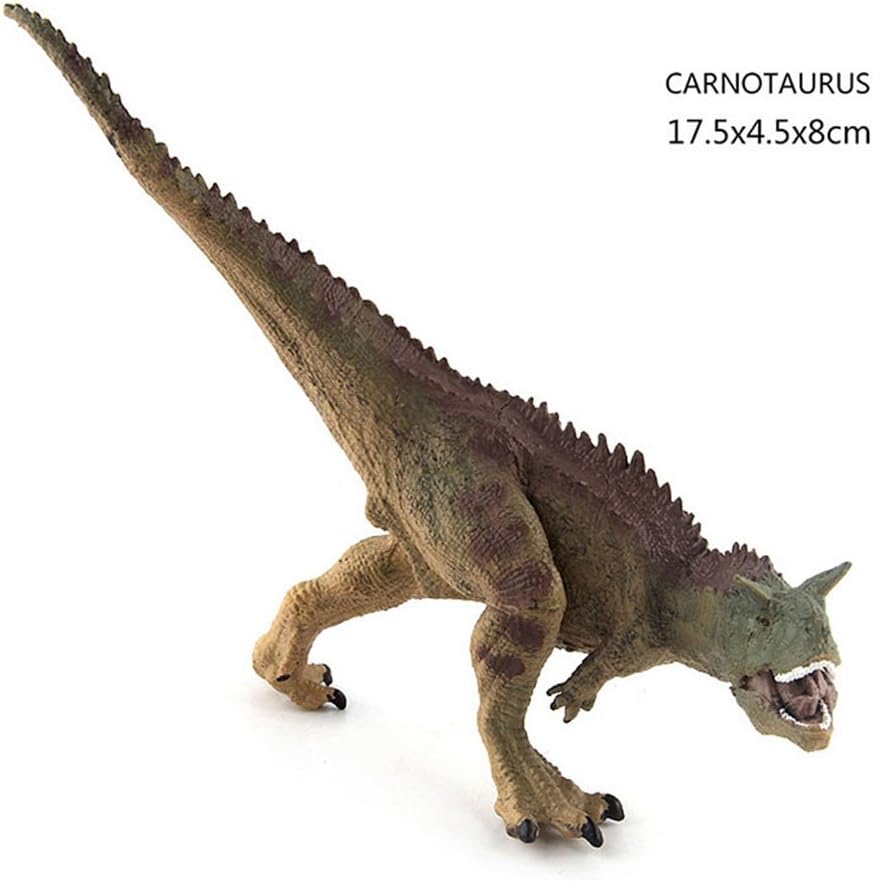 Amazemarket Jumbo Exquisite Dinosaurs Models 4 Styles Realistic Figures Toys Classic Collection Kids Adult Game Ideas Rewards Gifts Party Supply Safety Vinyl Simulation (Carnotaurus)