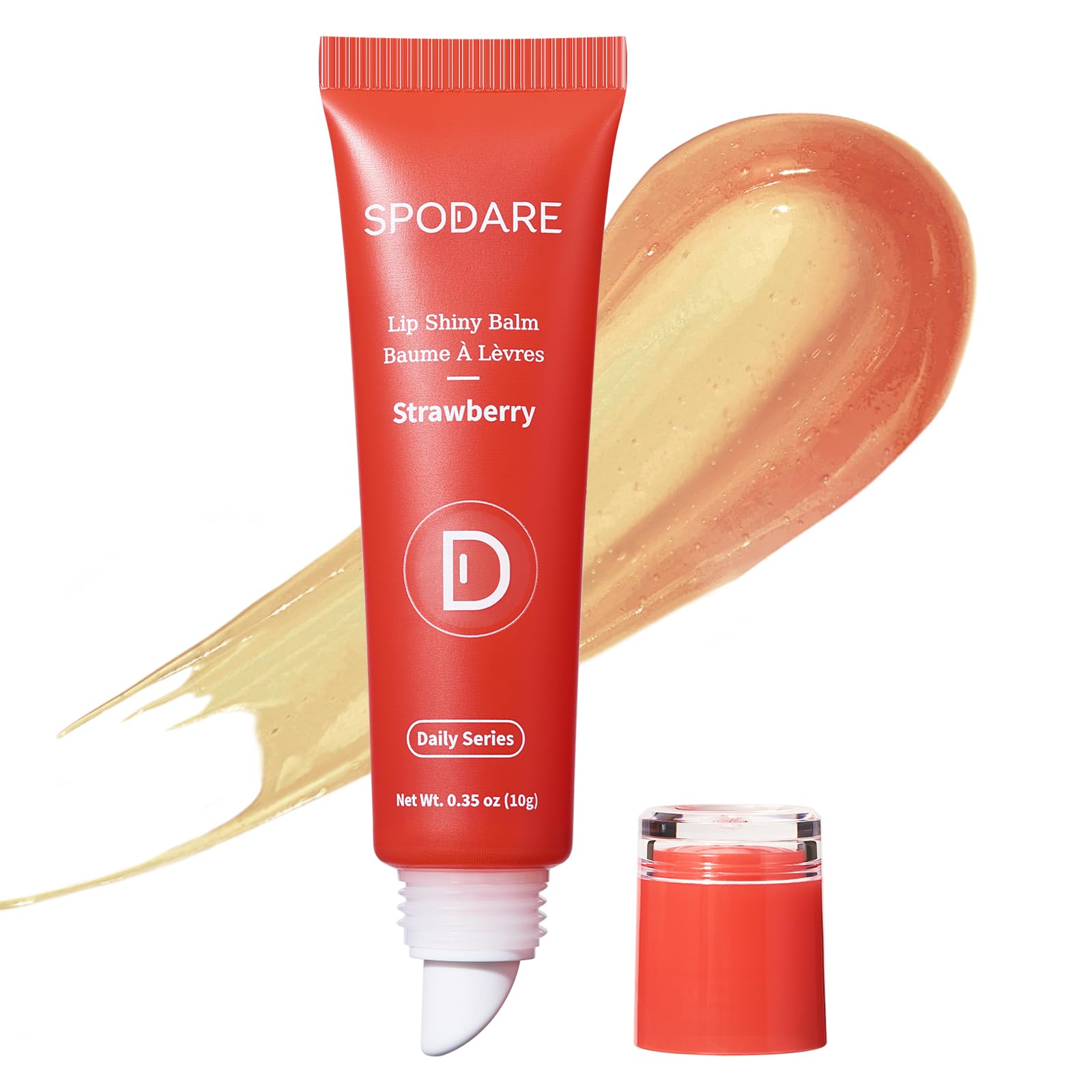 Amazon.com : SPODARE Lip Oil Balm Strawberry: Hydrate and