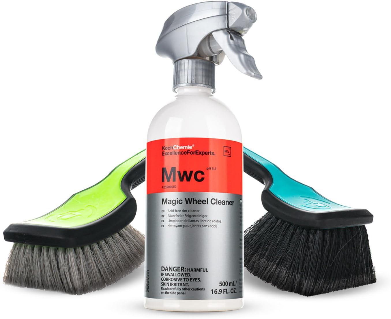 KOCHCHEMIE Magic Wheel Cleaner & Wheel and Tire Brush Combo Bundle