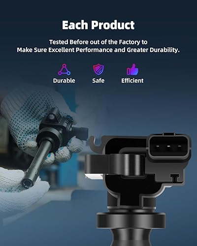 Vista 1540 de ECCPP Bobinas de encendido portátiles de repuesto para automóvil compatibles con Infiniti I30/para Nissan Maxima 3.0L V6 2000-2001 Reemplazo