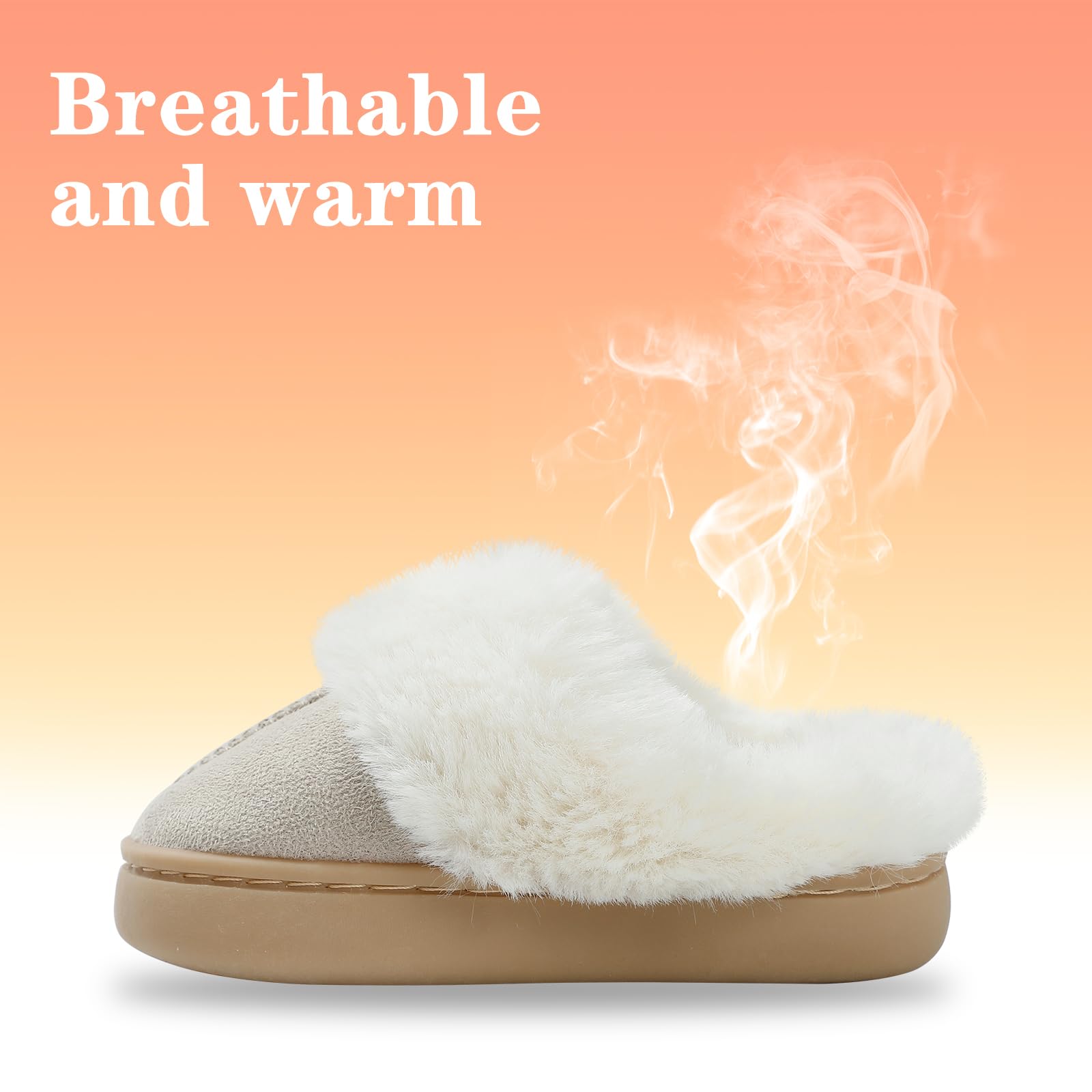 LACOFIA Pantuflas Peluche para Niños y Niñas Zapatillas de Estar por Casa Zapatos Invierno de Casa Antideslizantes y Cómodas para Niños