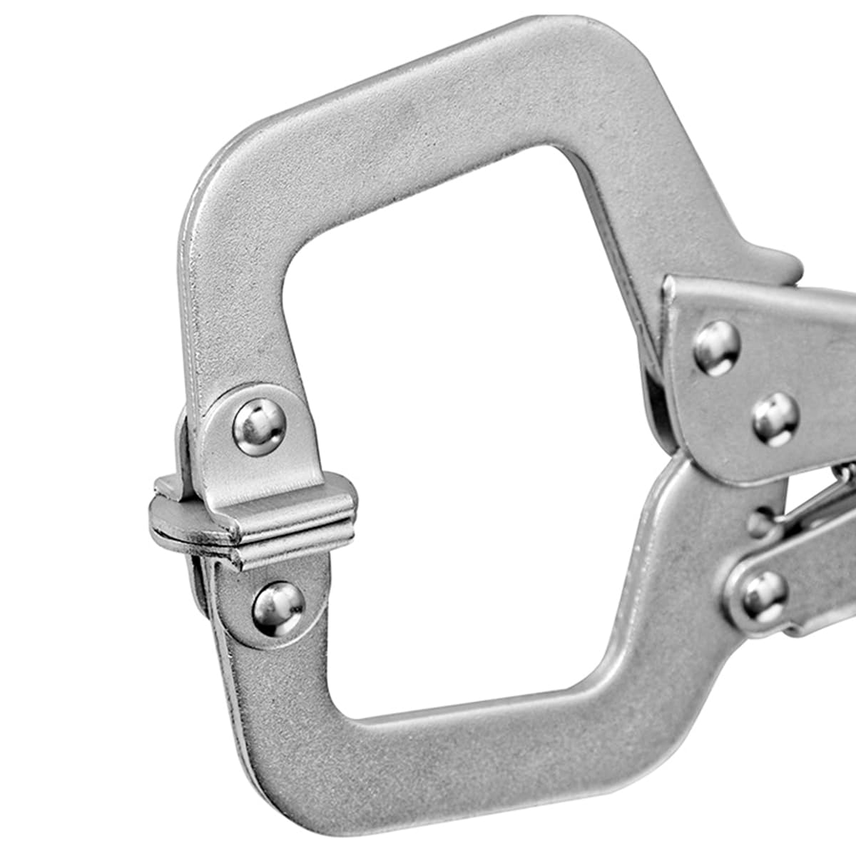Lot de 2 serre-joints pivotants en acier de 27,9 cm avec embouts pivotants - Pince en C en acier durable de 275 mm pour travail du métal - Soudage
