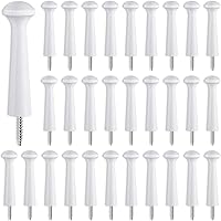 Vista 10 de 10 piezas de clavijas de madera para coctelera con tornillos de 3.62 pulgadas de largo, estantes de madera sin acabar para colgar ropa, sombreros