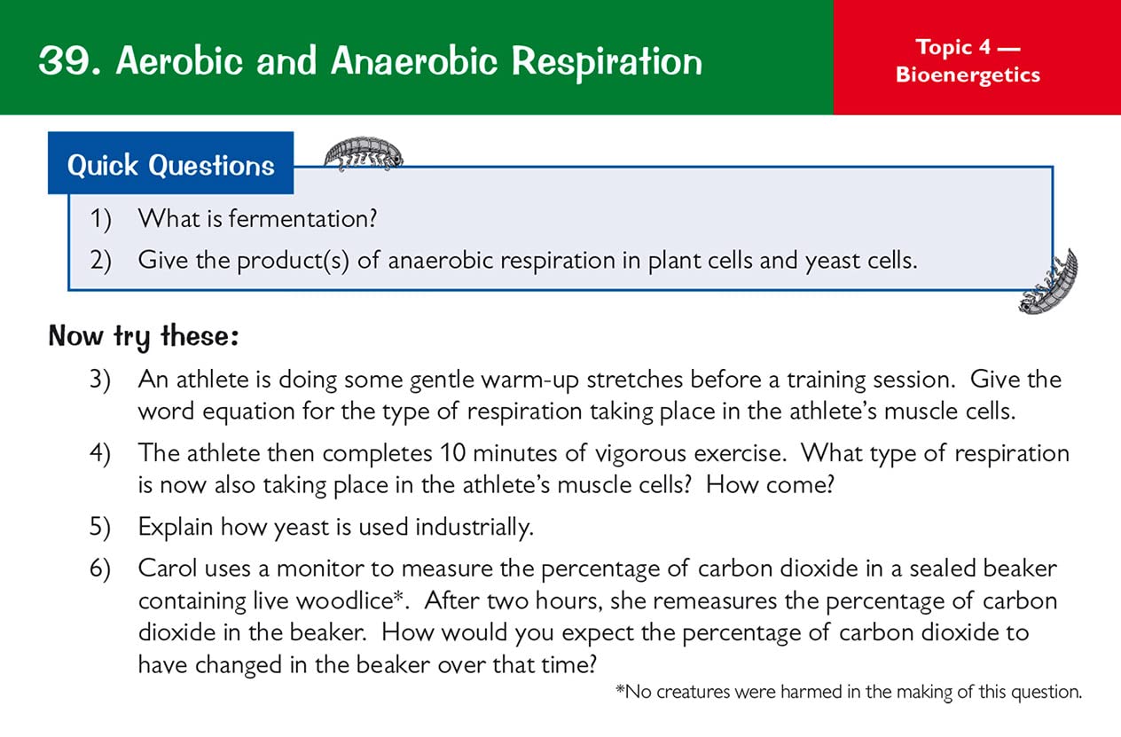 GCSE Biology AQA Revision Question Cards: for the 2025 and 2026 exams (CGP AQA GCSE Biology) 12 611l5779k+L. SL1264