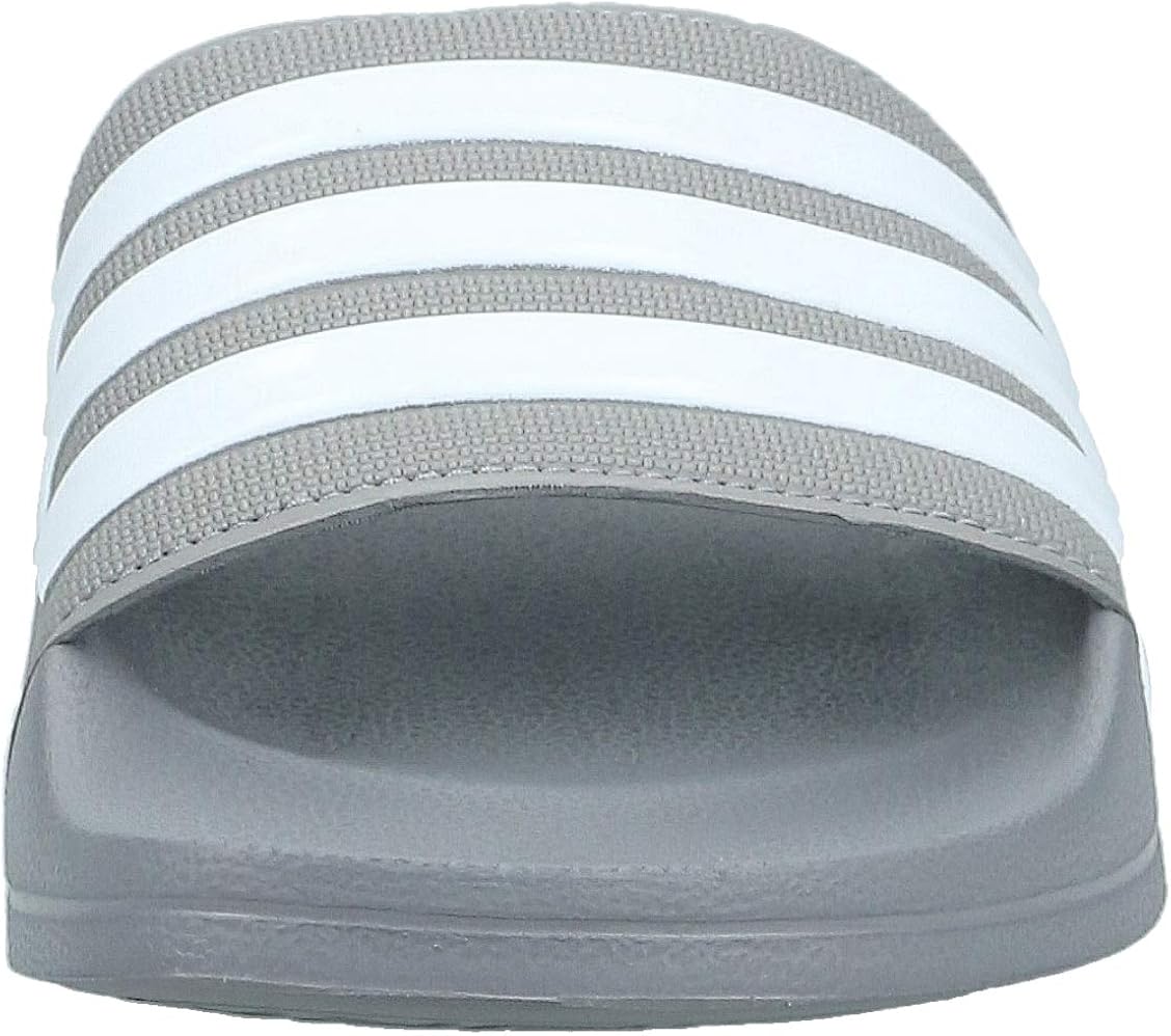 adidas Men's Casual Slide Grey/White/Grey 4