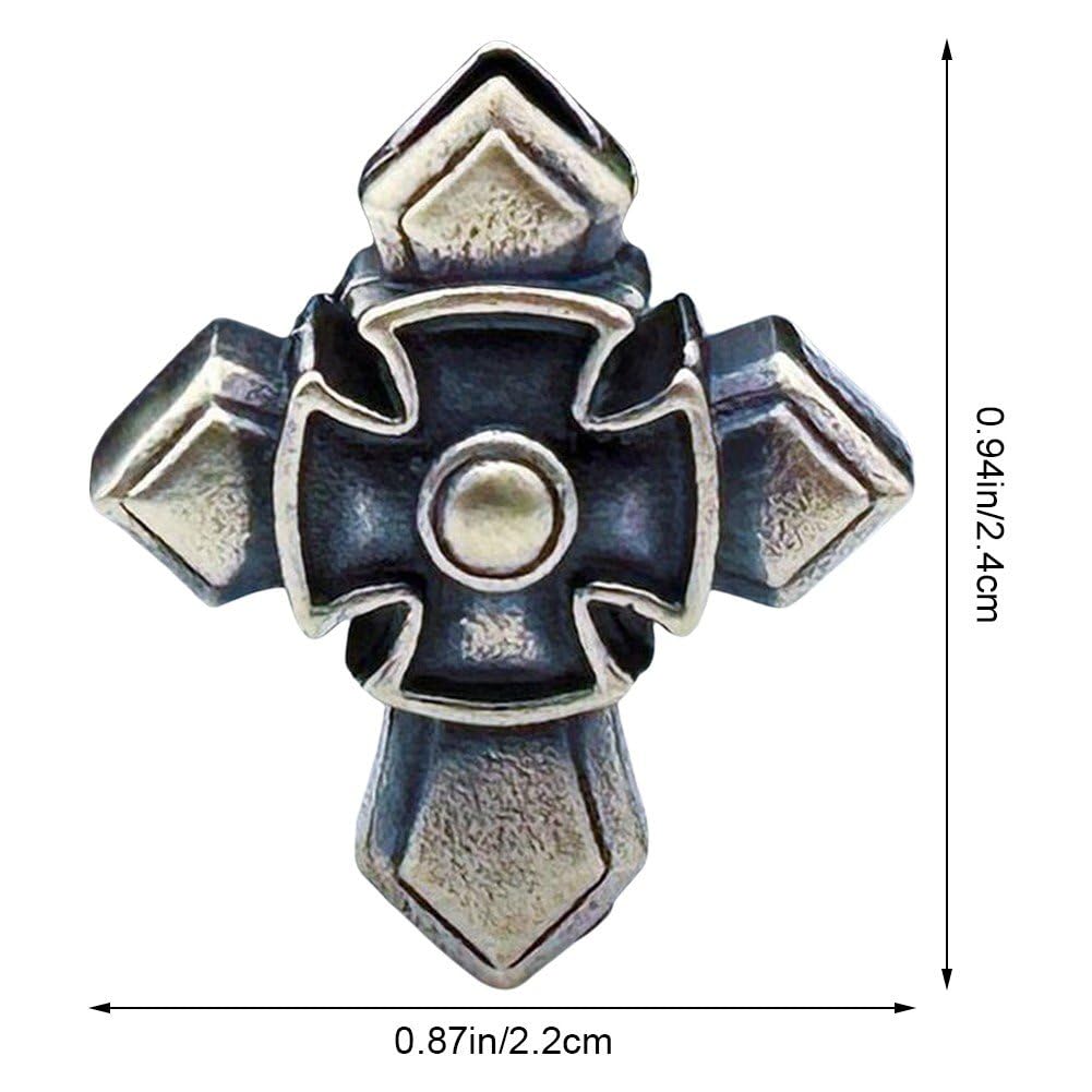 Smycz Paracord Nóż Wisiorek Krucyfiks Mosiądz Krucyfiks Wisiorek Krzyż Paracord Nóż Brelok Parasol Lina Zawieszki DIY Paracord Charms