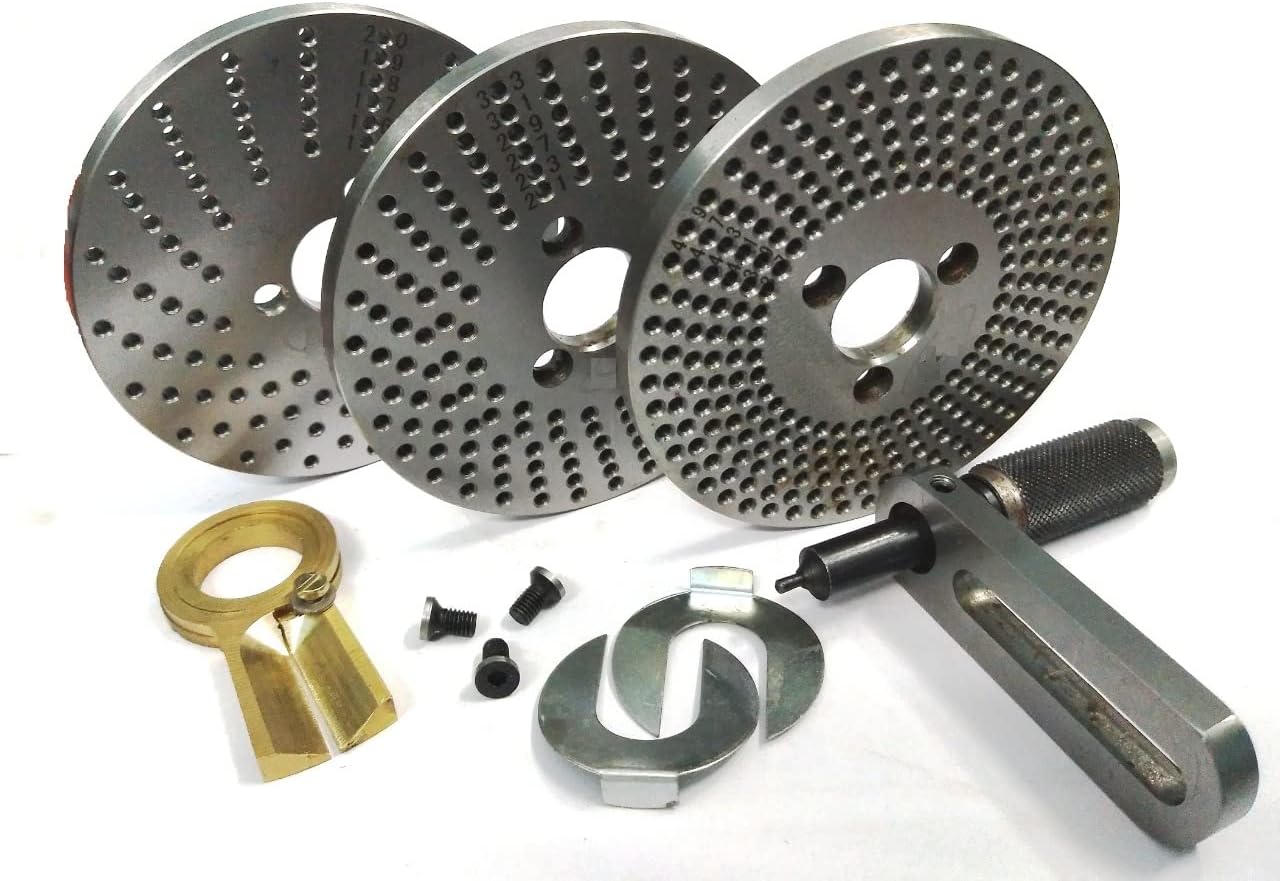 HV6 Rotary Table 6inch (150mm) Horizontal Vertical Milling Table 2/5inch (10mm) 4-Slot Milling Rotary Table MT-2 Rotary Table for Milling with Indexing Plate Set for Precision Milling Drilling