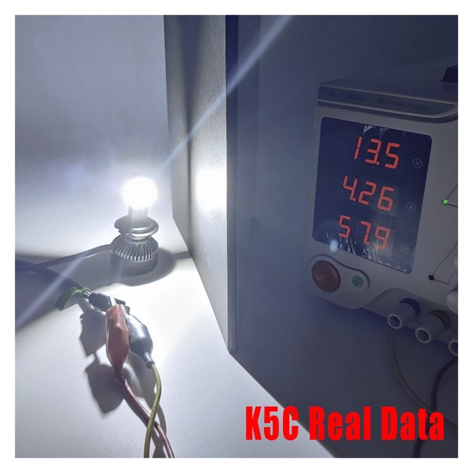 K5C H4 H11 Led 4300K ​​110W H1 H7 bombilla de faro Led doble tubo de cobre 3000K Kit de luz Led for coche HB3 9005 HB4 9006(4300K White Yellow,H1)