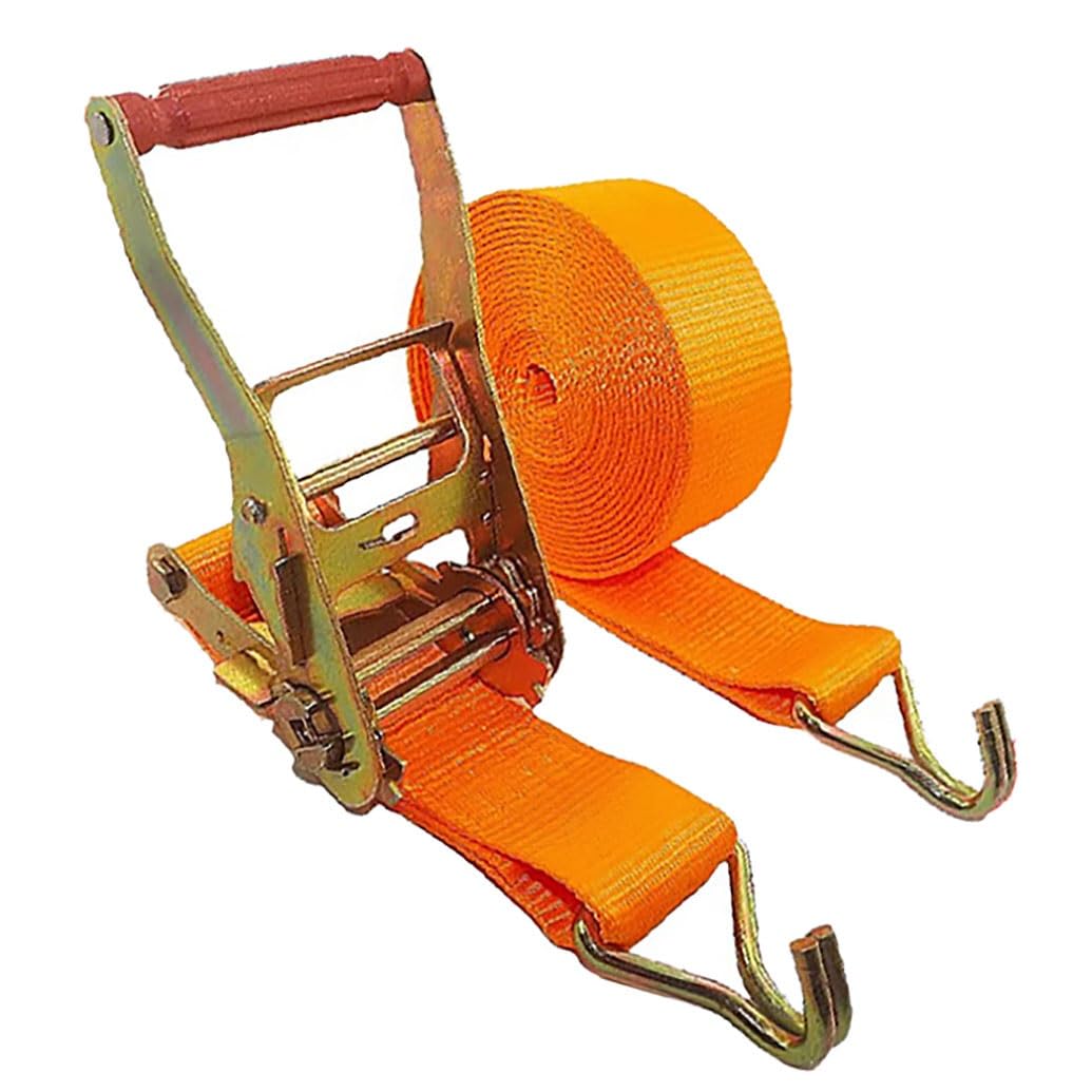 Arancione, 1 Confezione Cinghie Di Fissaggio,Cinghie Di Tensione, Regolabili Cinghie A Cricchetto, Cinghia Fissaggio A Cricchetto, Per Camping Outdoor, Pacchi Bagagli, Moto Bicicletta(L 5m/196.9in)