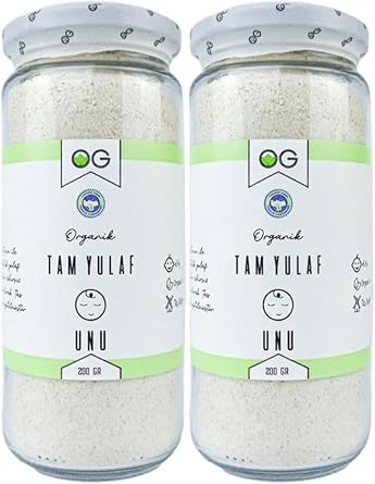 OG 2li Organik Tam Yulaf Unu 200 Gr +6 Ay