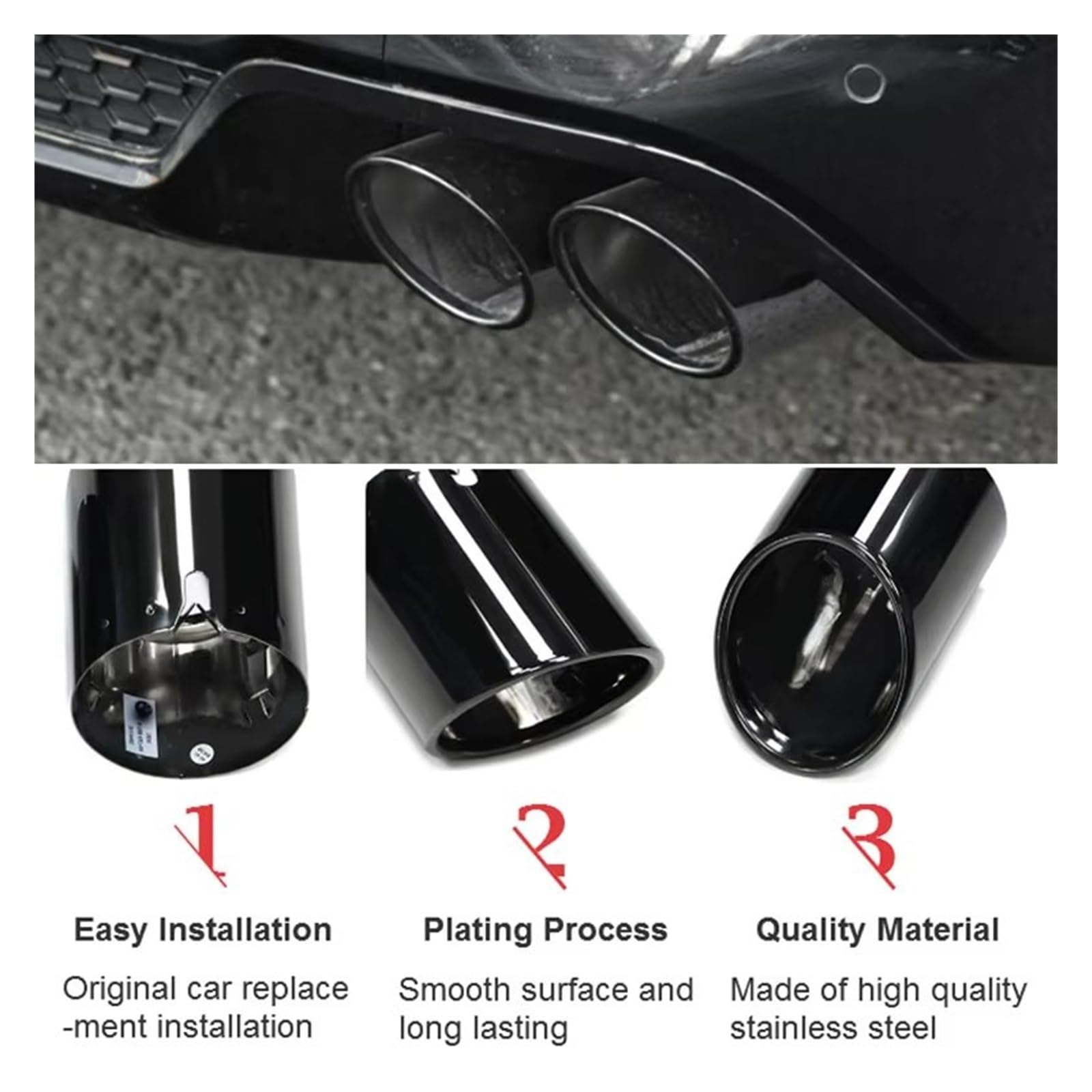 Tubo Scarico Auto Per BMW X3M F97 X4M F98 Terminale Scarico Acciaio Inox Ugello Marmitta