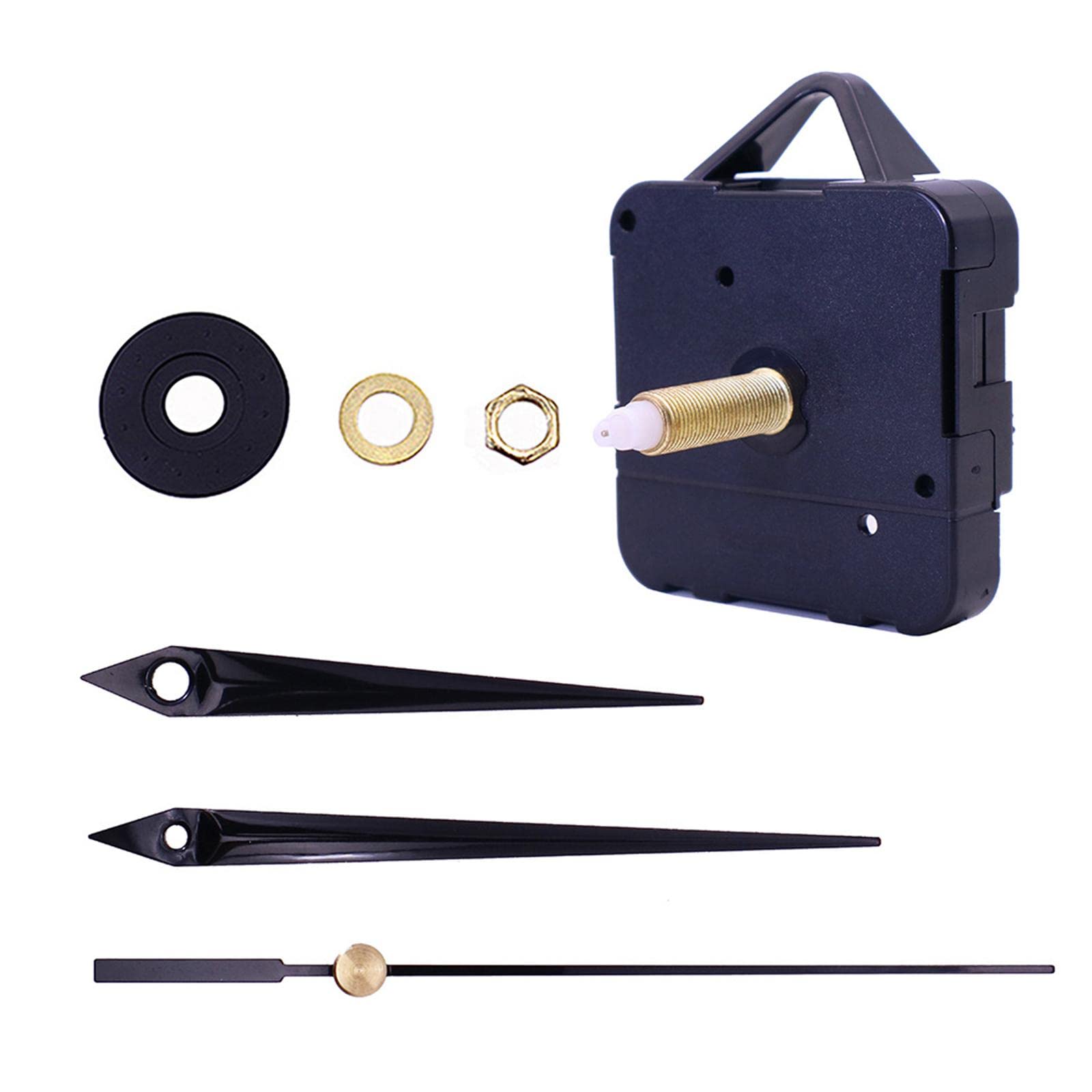LOOM TREE® DIY Wall Quartz Clock Movement Mechanism Replacement Parts Black | Home Decor | Clocks | Replacement Parts & Tools-image-25