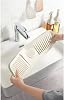 Rotanev Cream Elastic Faucet Mat Water Holder Organizer Anti-Slip Base Organizer Kitchen