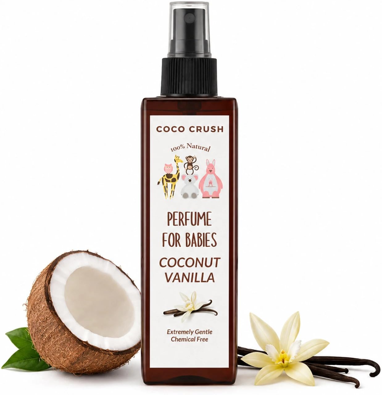 Coco Crush Baby Perfume | Coconut & Vanilla Fragrance | Gentle & Long Lasting Baby Body Perfume for Babies, Toddlers & Kids | 0+ (100ML)-image-48