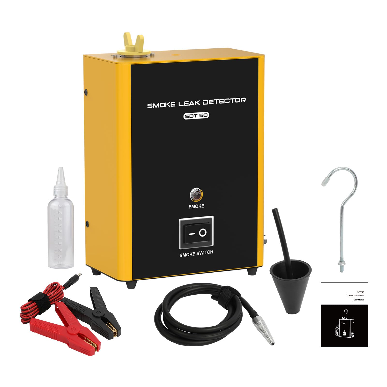 Rilevatore di perdite di fumo per auto, tester di perdite EVAP, rilevatori di perdite di carburante, macchina per fumo per auto, localizzatore di perdite di gas per veicoli CC 12V-SDT50