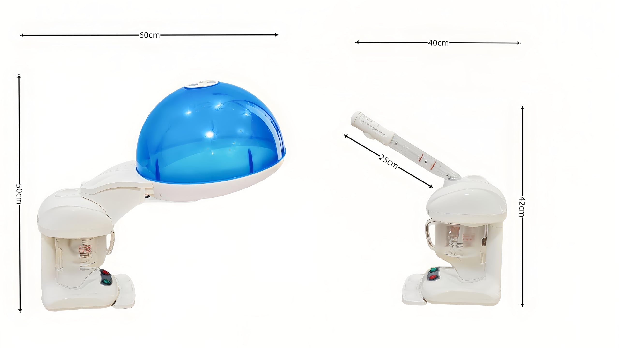 Vaporizador Capilar y Facial 2 en 1, Vapor Nano Iónico, Cuidado Profundo para Cabello y Piel, Uso Doméstico y Salón