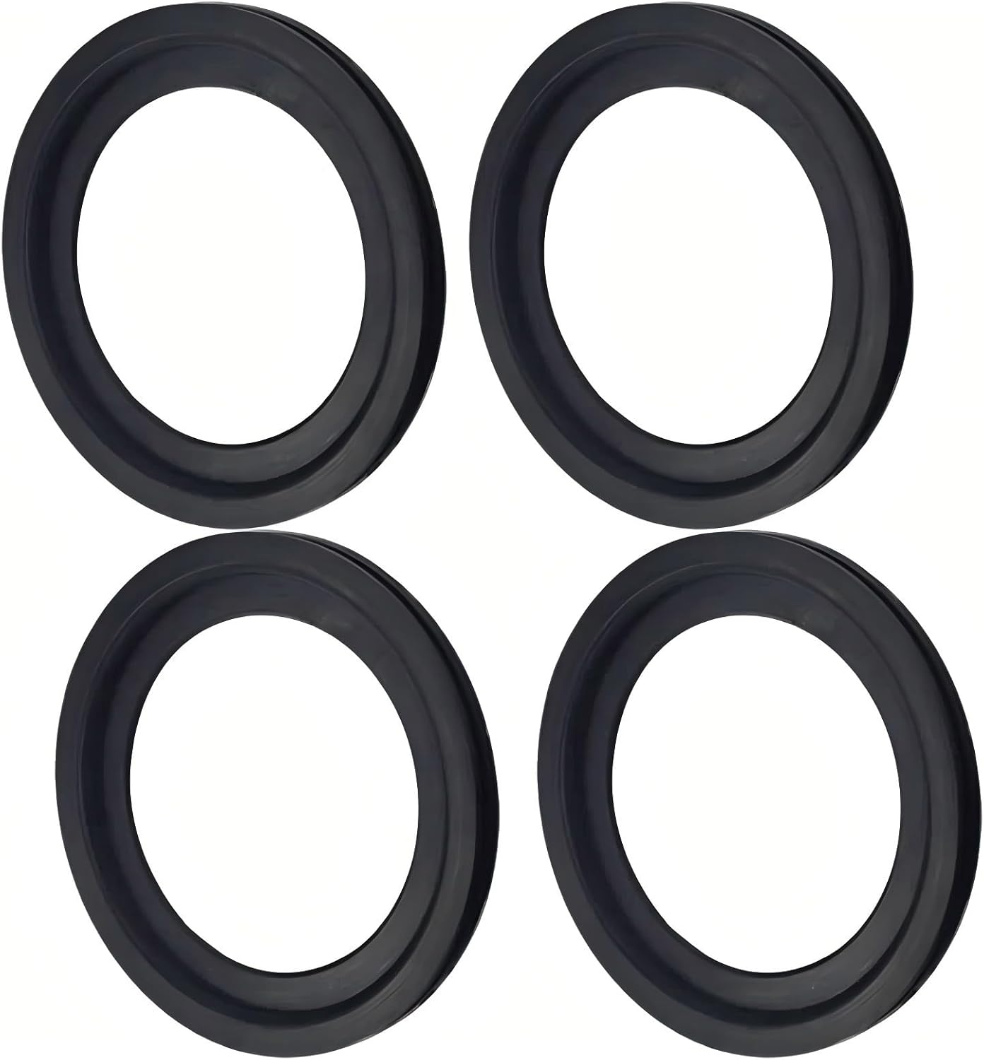 4Pcs 385311658 RV Toilet Flush Ball Ring Seal Kit,for Dometic RV, Trailer & Camper Parts, Replacement RV Toilet Flush Ball Seal Gasket Kit, Models 310 300 301 320, Dimensions: 4" OD x 2 3/4" ID Hole
