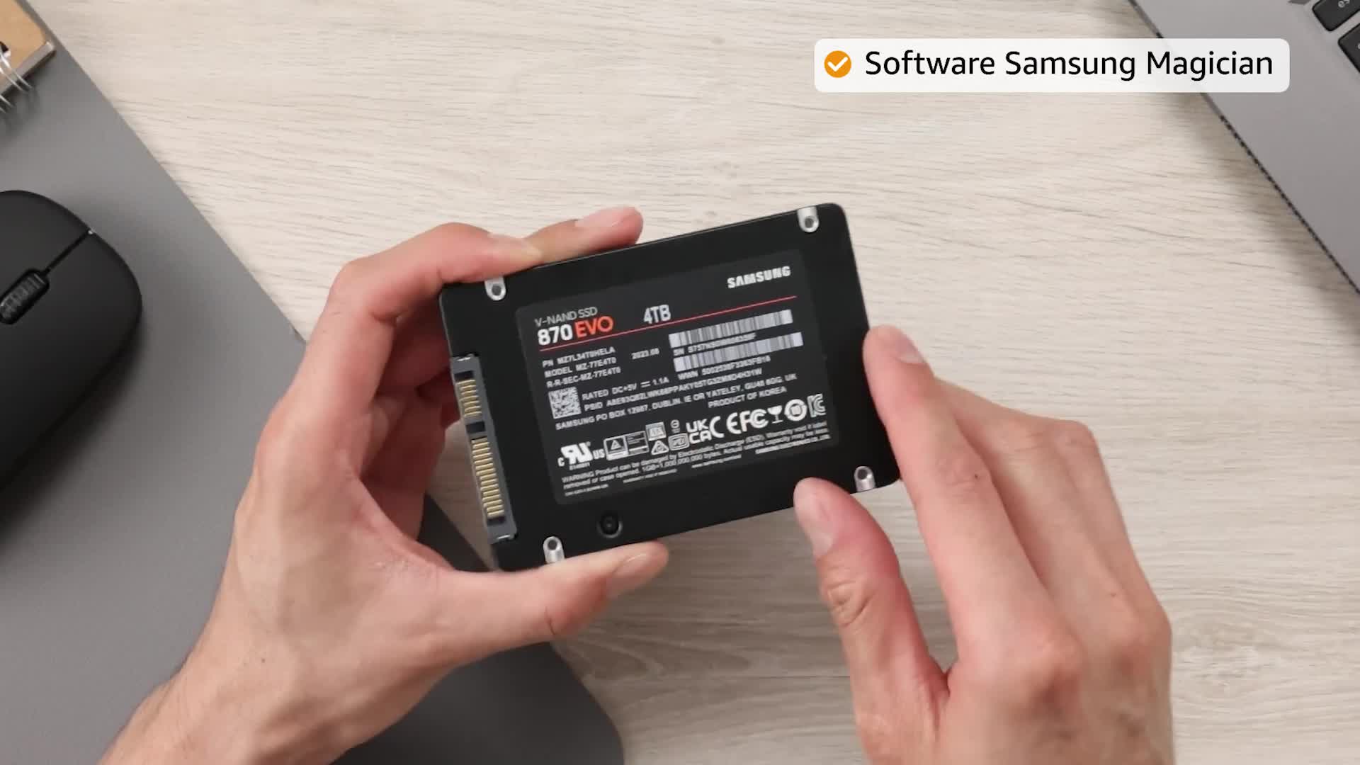 内蔵型SSD Samsung SSD 870 EVO 4TB サムスン(SAMSUNG) 870 EVO 4TB SATA 2.5インチ 内蔵 SSD