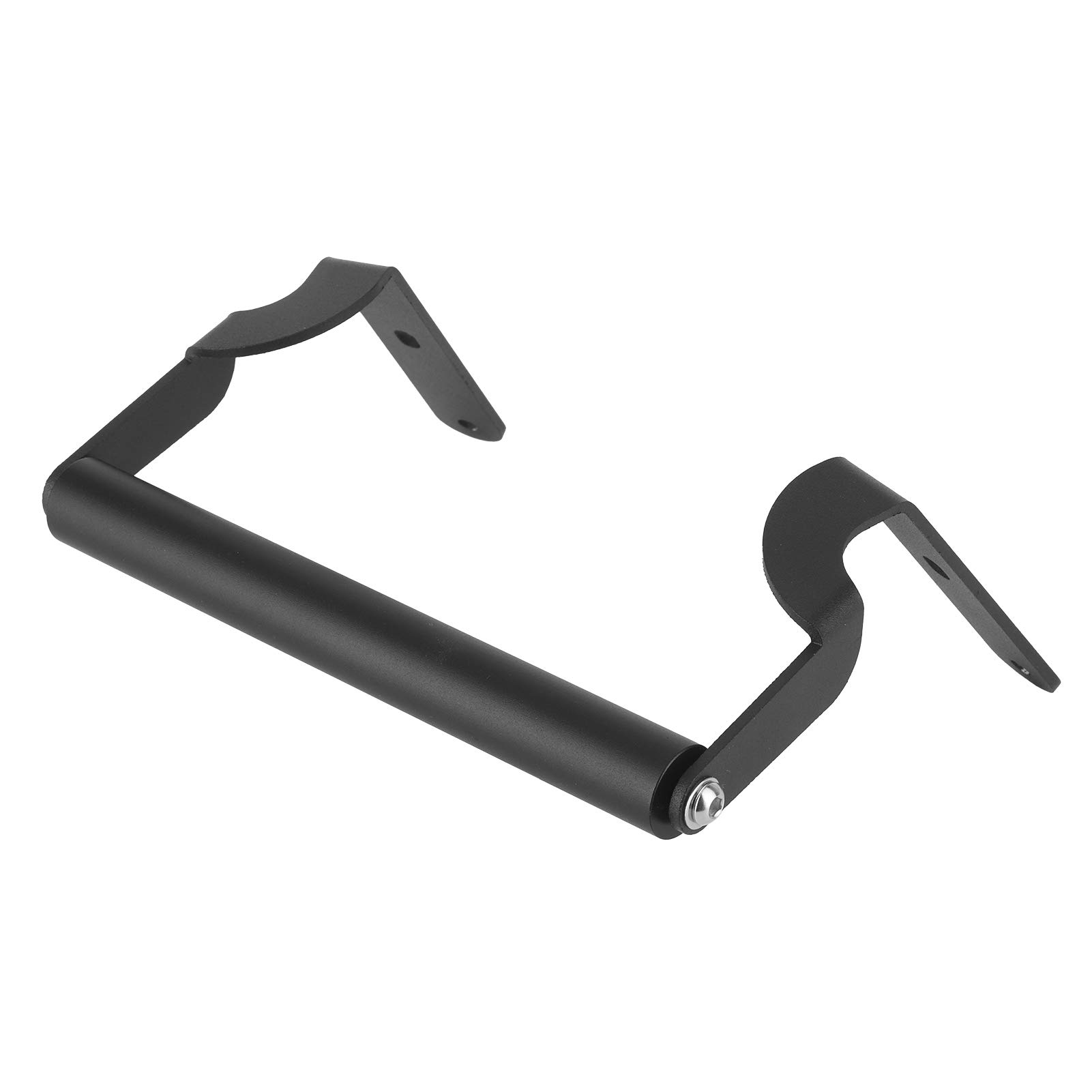 Kit staffa navigazione moto, supporto anteriore GPS per telefono, metallo robusto e durevole nero, supporto universale per smartphone e dispositivi GPS, installazione semplice