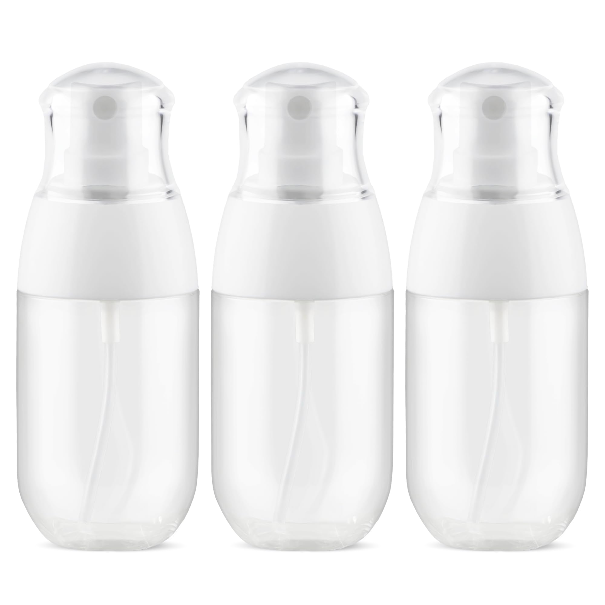 Small Spray Bottle, Fine Mist Mini Spray Bottles 1.7oz, Empty Plastic Travel SIze Stylist Sprayers Leak Proof Refillable Containers, for Toners Face