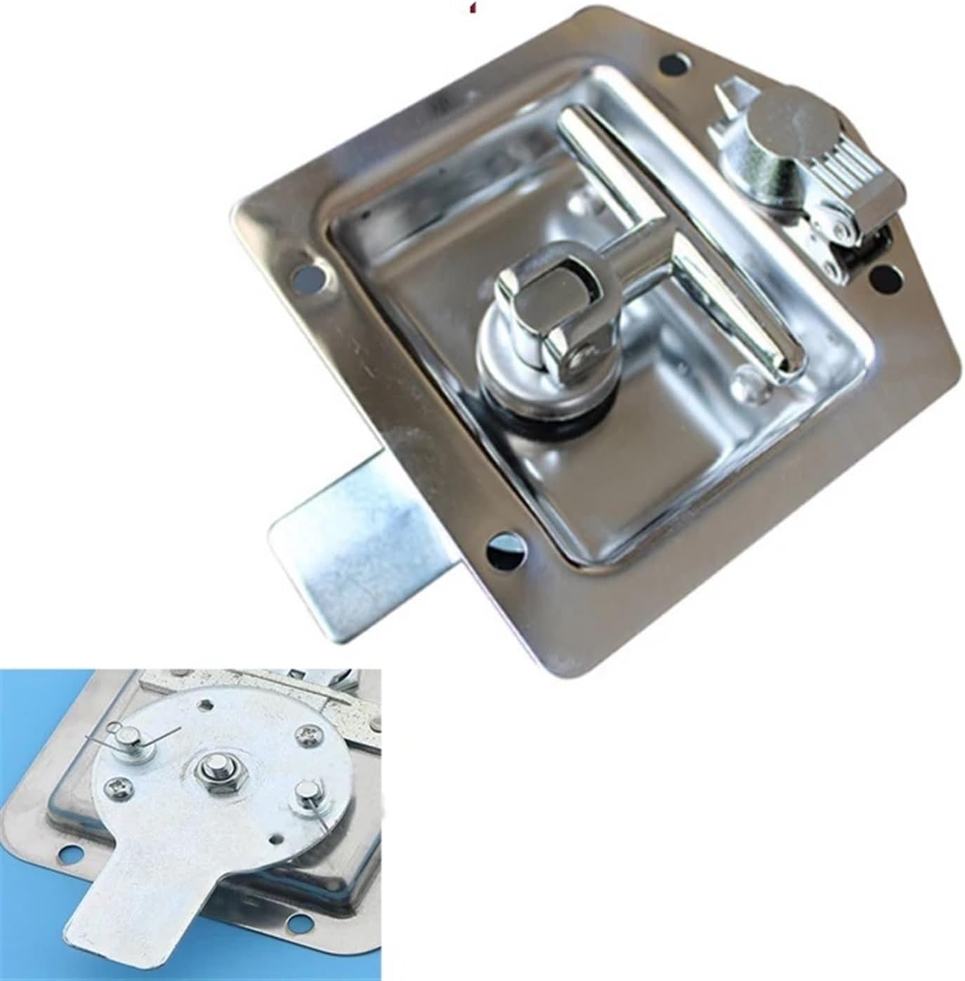 Stainless Cinet Handle Lock for Truck Bus Trunk Boat Car Eletrical Storage Box Train MS211 1Pcs