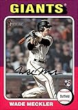 2024 TOPPS HERITAGE #179 WADE MECKLER RC SAN FRANCISCO GIANTS BASEBALL OFFICIAL TRADING CARD OF MLB