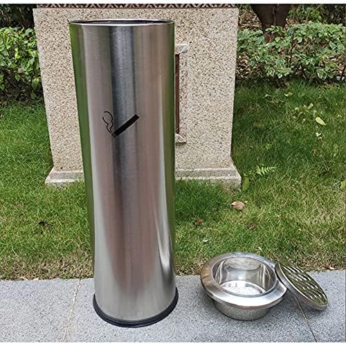 Ldaos Standing Ashtray Outdoor For Patio Tall Outside Ashtrays For Cigarette Butt Receptacle Disposal Commercial Metal Smokers Cigar Ash Tray Container thumb #2