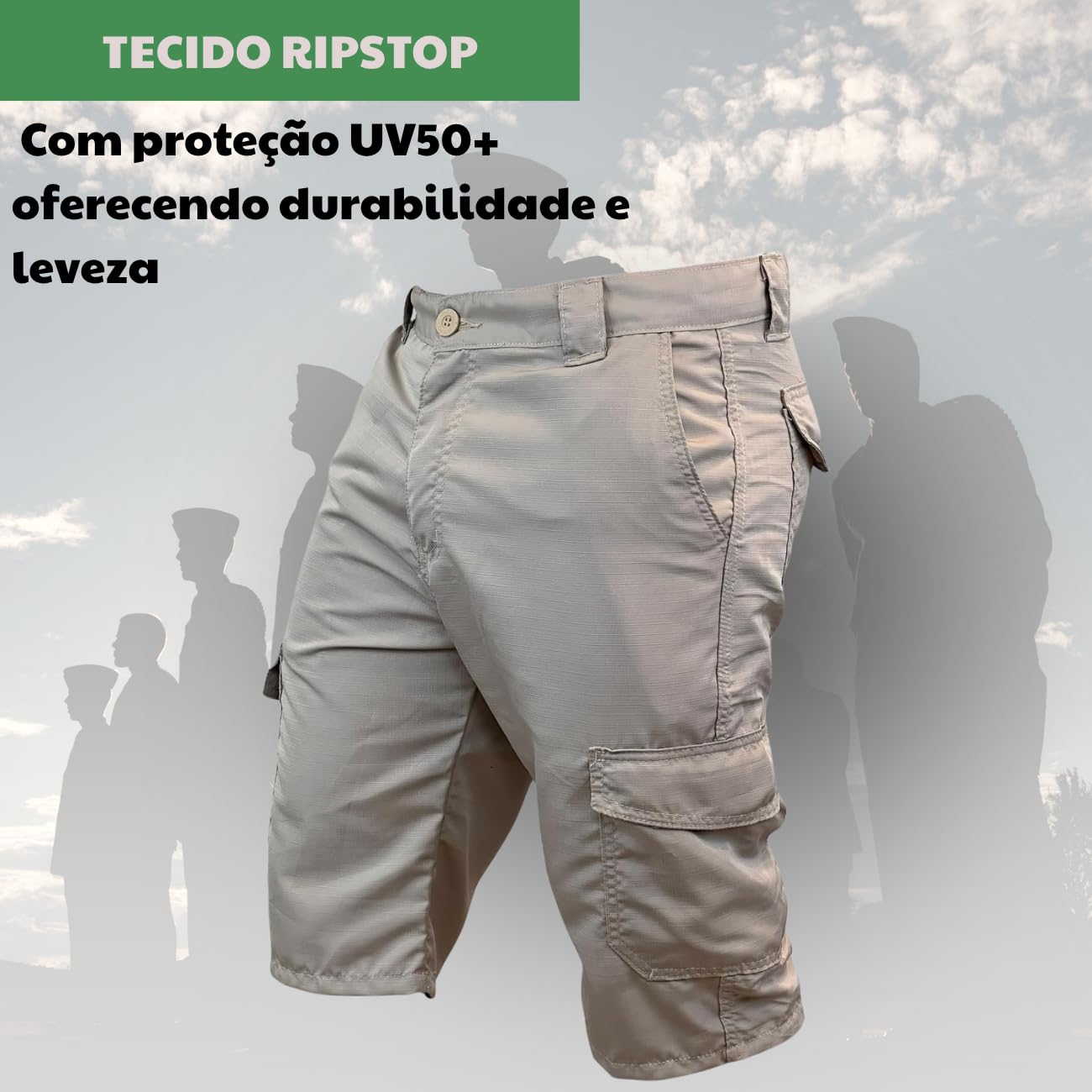 Bermuda Tática Safo Militar, Poly RipStop, UV50+, 6 Bolsos, Secagem Rápida, para Trekking e Atividades Outdoor em promoção! Veja a oferta e mais achadinhos de Shorts & Bermudas 6 Hoje é o melhor dia para comprar Bermuda Tática Safo Militar, Poly RipStop, UV50+, 6 Bolsos, Secagem Rápida, para Trekking e Atividades Outdoor com aquele preço maroto! Promoção! Aproveite a oferta! 6