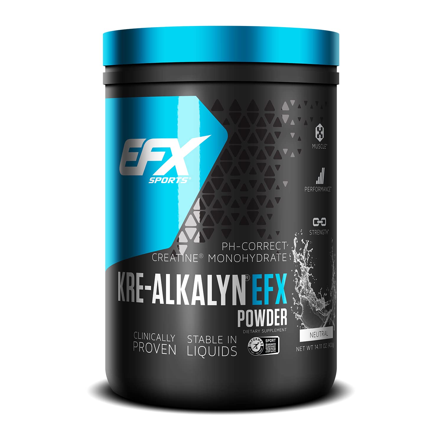 EFX Sports Kre-Alkalyn | PH-Correct Creatine Monohydrate | Multi-Patented Formula, Gain Strength, Build Muscle & Enhance P...