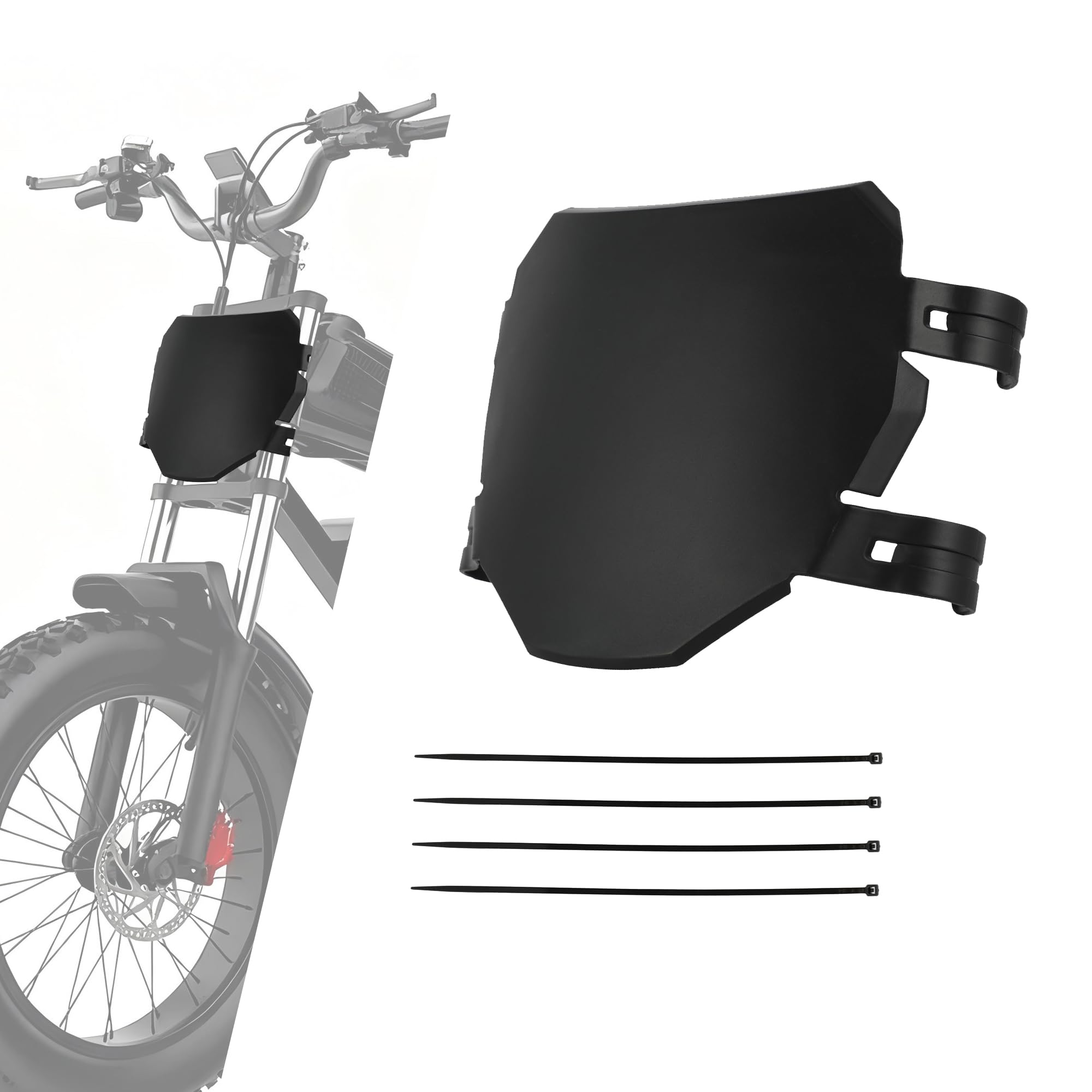 Amazon.com: BAOUFF Front Number Plate for Ebike,8.78″*6.69″ Plate