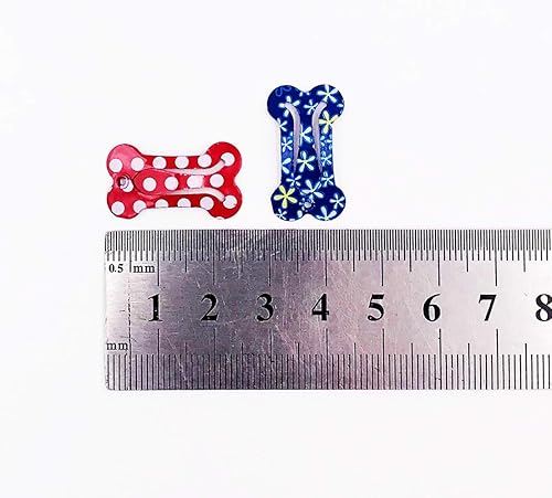 Miniatura 4 de PET SHOW Lindos clips de pelo de hueso pequeño de 1 pulgada, productos de aseo para mascotas, accesorios de pelo para perros, gatos, cachorros,