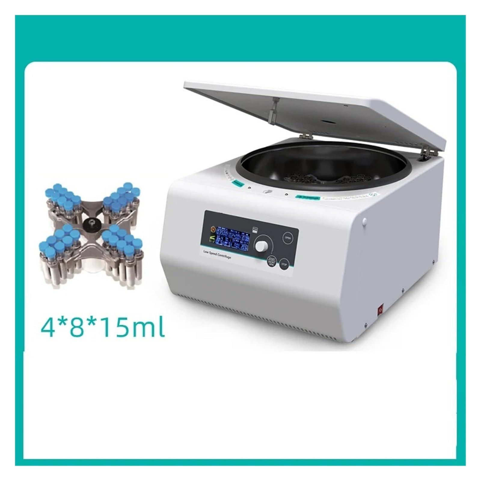 Tischzentrifuge, Labor LC5000H Niedriggeschwindigkeits-Blutschwingkorbzentrifuge Mit Schwingrotor | 4x8x15ml
